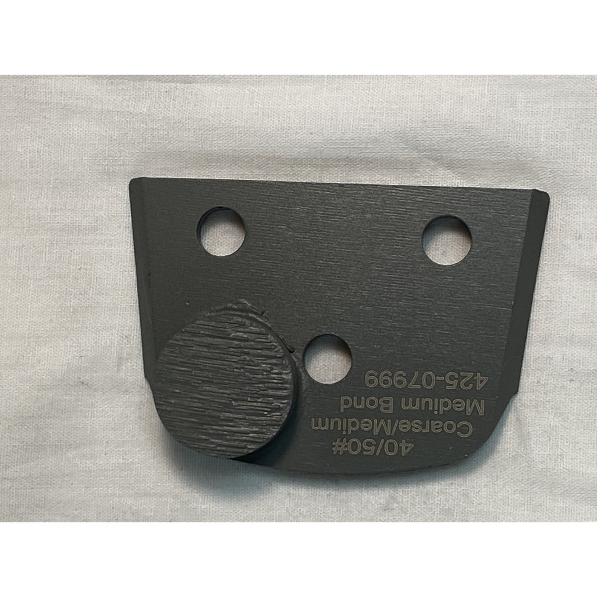 Virginia Abrasives Grinder Tooling - 40/50 Grit, Single Dot, Medium Bond, For Hard Coating Removal, Model# 425-07999.VAB